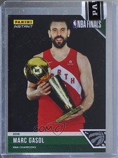 2018-19 Panini Instant NBA Finals Green 1/10 Marc Gasol #5 3u4