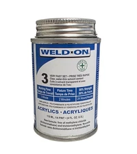 Weld-On #3 (1/4 Pint) New Formula DCM Free