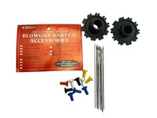 blowgun accessories darts on target deluxe steel 10x darts