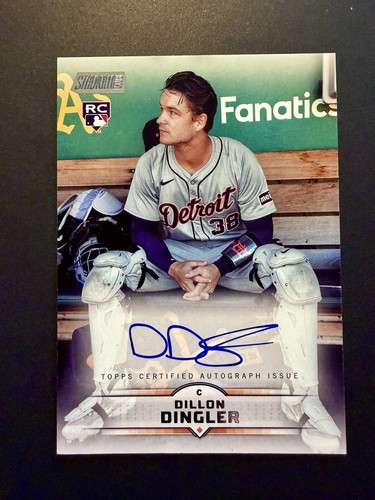 2025 Topps Stadium Club Dillon Dingler #SCBA-DD Rookie Auto RC Autograph Tigers - Bild 1 von 2
