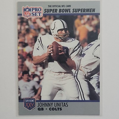 Johnny Unitas 1990 Pro-Set All Time Team #134