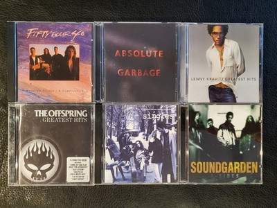 ALTERNATIVE ROCK COMPILATION 6-ALBUM CD BUNDLE - Garbage Soundgarden Offspring