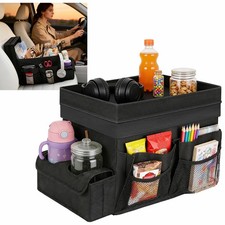 Car Seat Organizer Front Back Cup Holders Foldable Trunk Travel Storage Tidy Bag Car Seat Organizer Front Back Cup Holders Foldable Trunk Travel Storage Tidy Bag