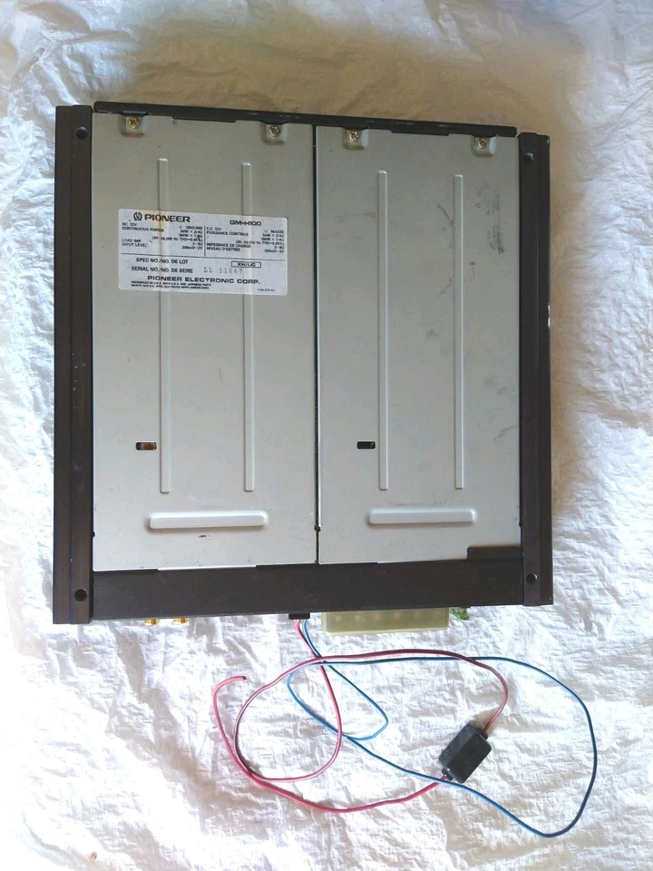 Oldschool Pioneer Gm-H100 Amplificador Coche Audiófilo AMPLIFICADOR DE AUDIO BAJO RUIDO Foto 4 de 4