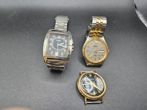 Lot of 3 Vintage Men's Watches: Timex, Citizen Quartz, Bulova Accutron