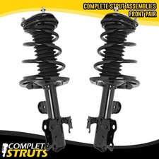 Front Pair Complete Struts Coil Spring Assemblies For 2012-2017 Toyota Prius V