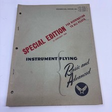 WWII 1944 Instrument Flying Basic and Advanced Special Edition US Army Air Corps