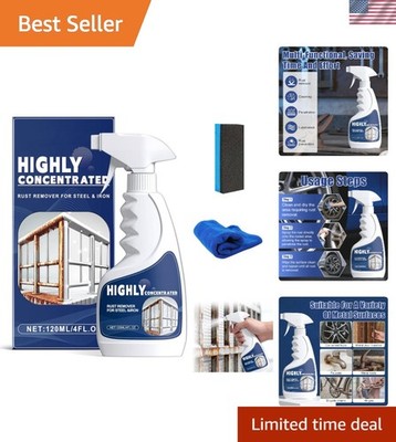 Heavy-Duty Rust Remover Spray for Metal - Fast-Acting & Multipurpose Solution