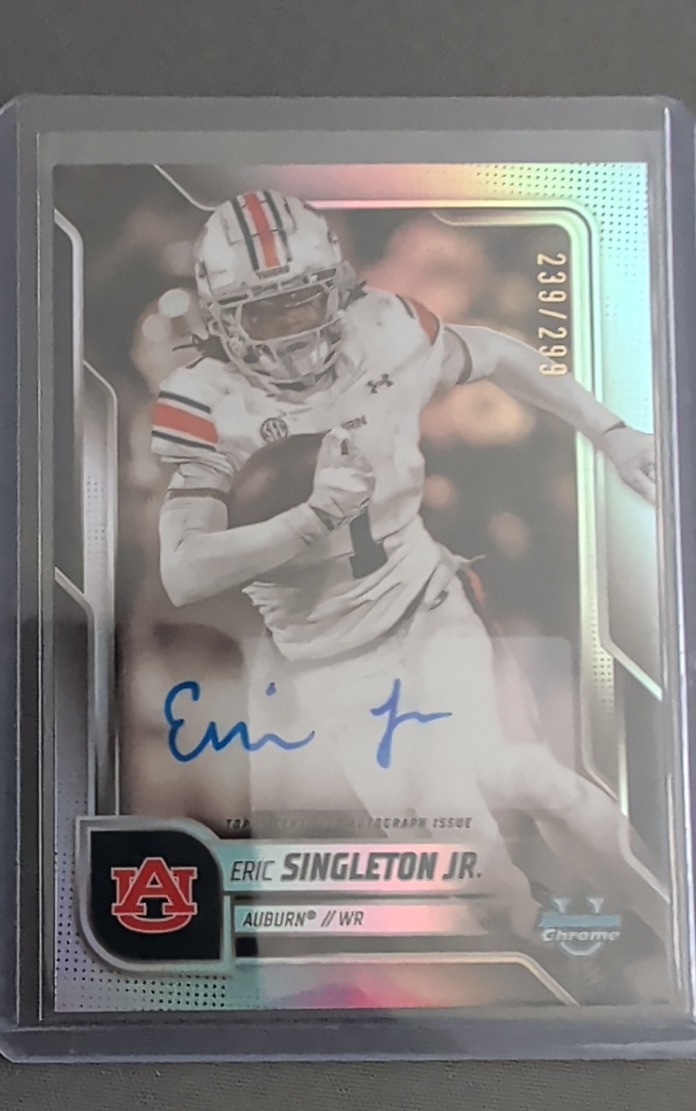 2025 Bowman University Chrome - Chrome Prospect Autographs Eric Singleton Jr....