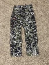 Sitka Elevated Forest Early Season Whitetail ESW Pants-Mens 34 With Boot Covers