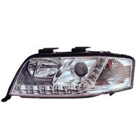 Scheinwerfersatz FüR Audi A6 C5 4B 01-04 Facelift Klar/Chrom Tagfahrlicht H1+H1