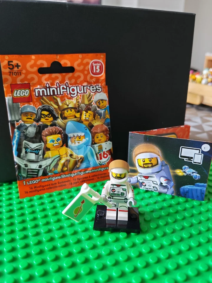 LEGO Minifigure Série 15 Spationaute (71011) - COMPLET + Notice + Sachet - Photo 1/3