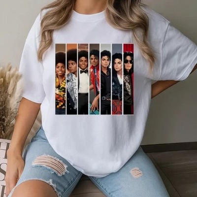 Michael Jackson Graphic Tee Vintage Music Lover Cotton T-Shirt Mens Gift