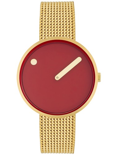 Picto 34097-0914G Cinnamon Red 34mm 5ATM | eBay