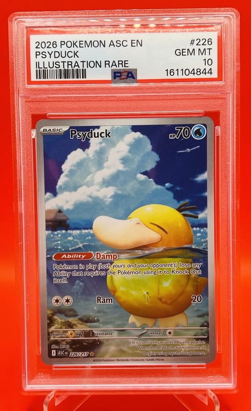 2026 POKEMON ASC EN-ASCENDED HEROES ILLUSTRATION RARE #226 PSYDUCK PSA 10
