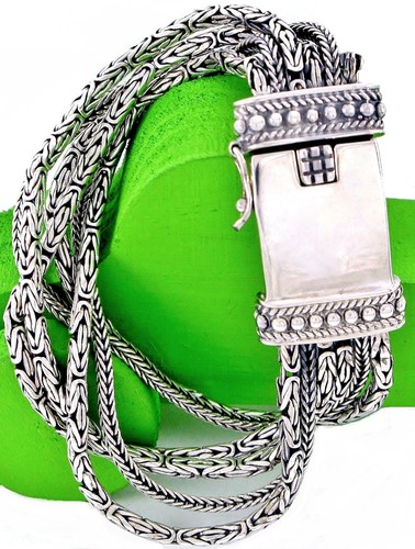Sterling Silver 925 Silpada B1452 Go Gorgeous 6-Strand Byzantine & Foxtail Link - Picture 11 of 15