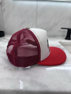 Chrome Hearts Camo Triple Cross Cemetery Red Trucker Hat | eBay