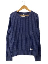 WACKO MARIA Knit Sweater Thick M Cotton NVY 17ss wmk kn07