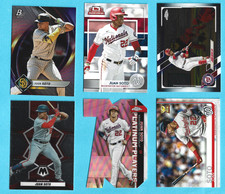 Juan Soto 6 Card Premium Lot- Bowman Platinum, Topps Chrome, Rookie Cup, Insert