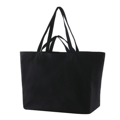 Large Sturdy Canvas Tote Bag -27'' X 16'' X 8'' Extra Big Largest Grocery Shoppi...