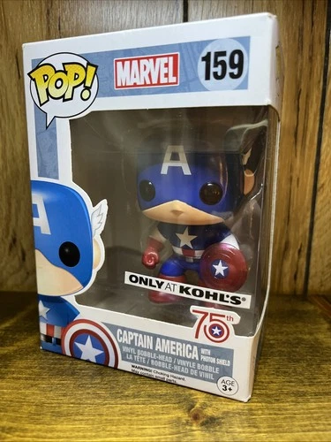 Funko Pop! Vinyl: Marvel - Captain America with Photon Shield - (Exclusive) #159