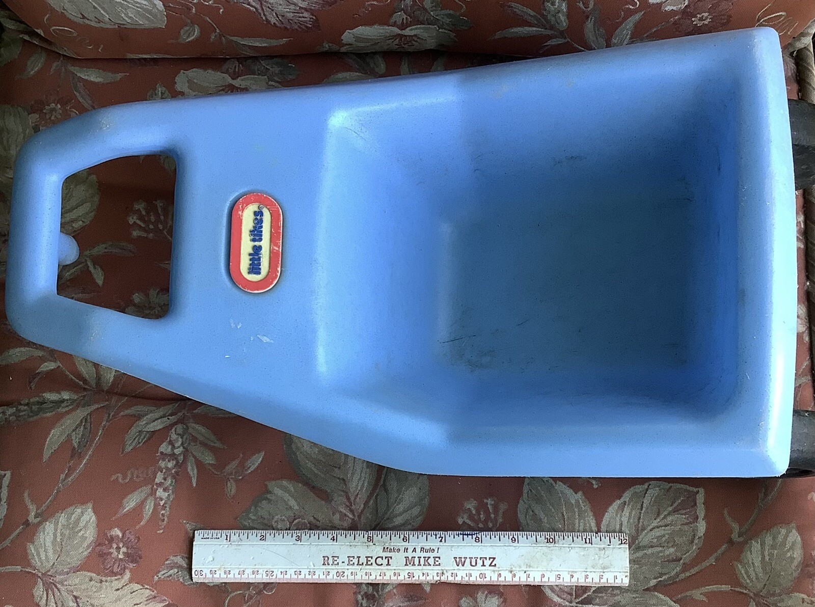 Vintage Little Tikes Tykes Blue Pedal Tractor Truck Trailer Only Blue RARE USA