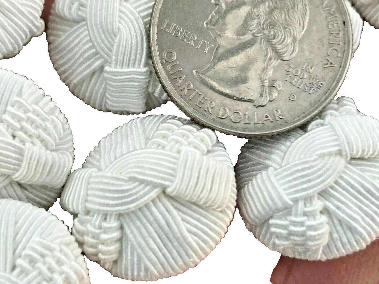 Fabric Upholstery Round Sewing Buttons