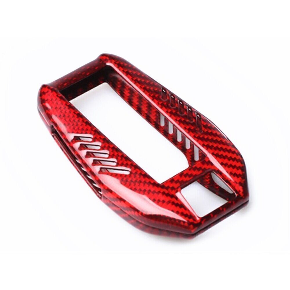 Red Carbon Fiber Key Fob Case Cover Keychain For BMW 5 7 Series i8 G11