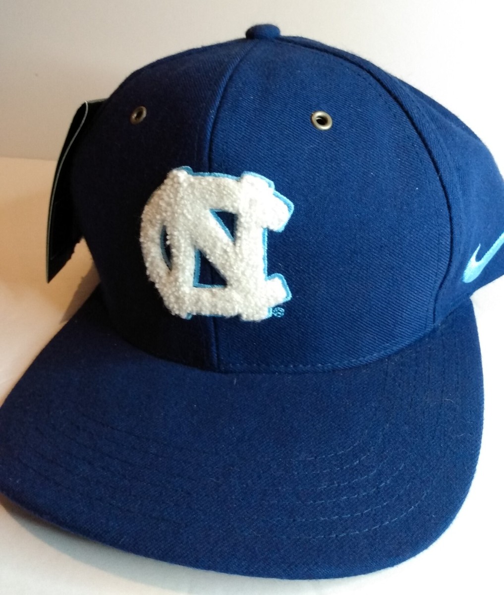 NWT Vintage Rare 90s Nike North Carolina UNC NCAA Tar Heel Adjustable Strap  Hat