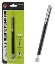 24" tool 5 lb lift capacity BLACK Handle Telescopic Magnet With Pocket Clip NEW