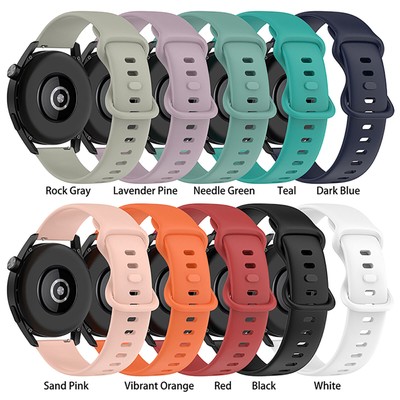 Strap 8 Tail Flat Head Silicone Strap 22MM Wristband Part for HUAWEI Watch GT3