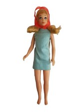 Vintage 1967 Skipper Twist N Turn Barbie Doll Mattel Blonde Sausage Curls