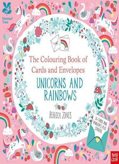 National Trust: The Colouring Book of Cards and Envelopes Unicorns and Rainbow,