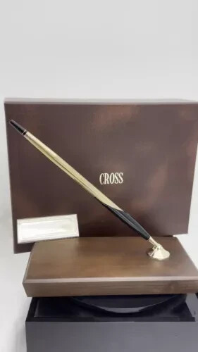 SEALED IN BOX Cross 5101 Cross Desk Set 12KT Gold Filled Pen