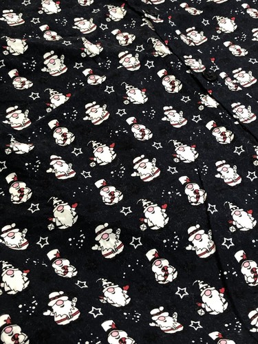 Rugby University Men’s Size Large Christmas Gnome Button Up Short Sleeve Shirt - Picture 3 of 6