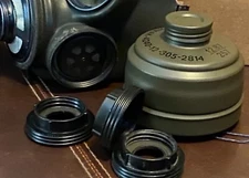 ** 60mm ADAPTER Gas Mask/Respirator Filter Adapter Finnish, US NATO GAS MASK 