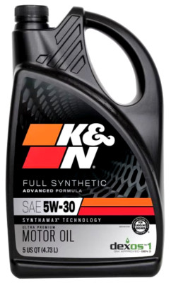 K&N SAE 5W-30 Full Synthetic Ultra Premium Engine Oil - 5 Quart