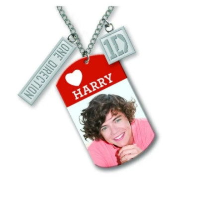 One Direction tag charm necklace -  Harry styles