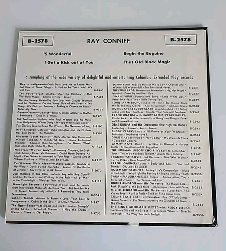 Ray Conniff I Get a Kick out of You Columbia Record 45 B-2578 - Picture 2 of 11