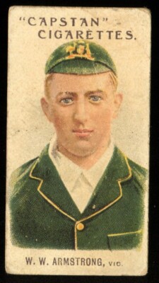 Wills, PROMINENT AUSTRALIAN & ENGLISH CRICKETERS, 1907, WW Armstrong, #5