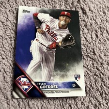 2016 Topps Update  Tyler Goeddel #US247 Philadelphia Phillies Baseball