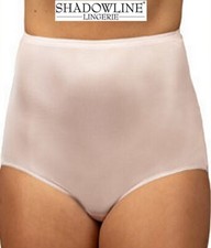 3 Pair Size 6 Blush ShadowLine Hidden Elastic Classic Brief FREE SHIPPING 