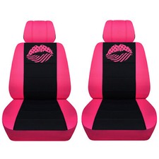 Front Seat Covers Fits 2007 To 2012 Nissan Sentra Pink Black Seat Covers Front Seat Covers Fits 2007 To 2012 Nissan Sentra Pink Black Seat Covers