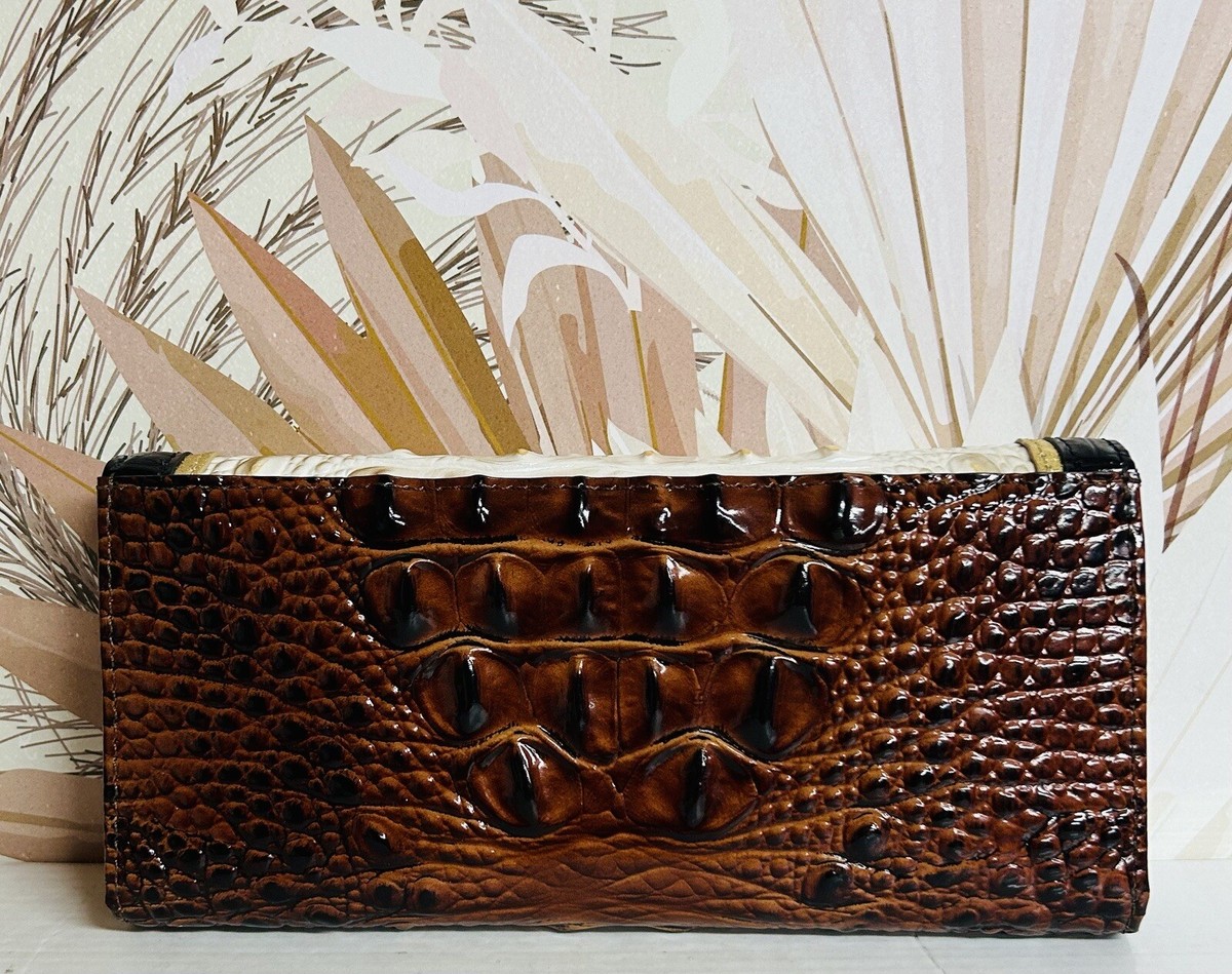 NWT BRAHMIN “JEAN MARIE CONTOUR ” VERONICA LEATHER WALLET