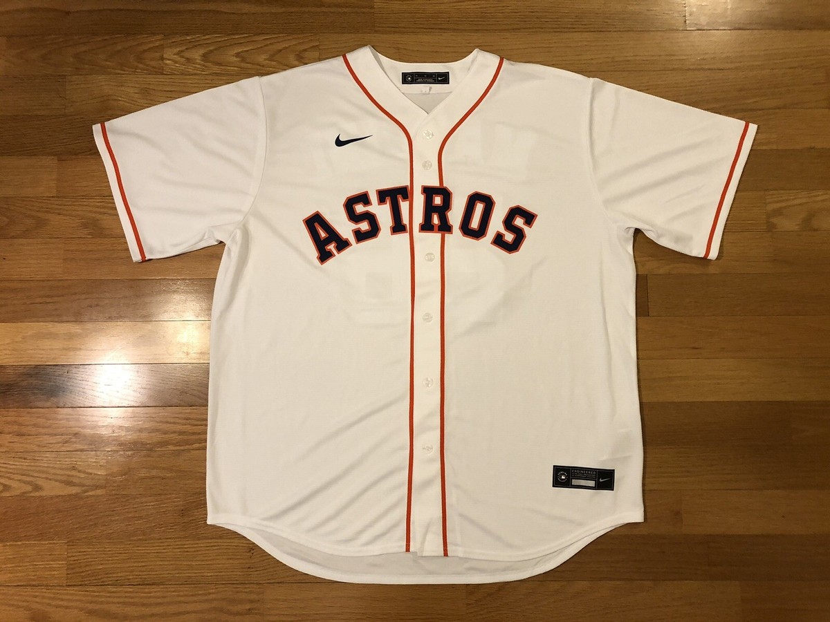 New XL Nike Houston Astros Trey Mancini #26 Home White Jersey 2022