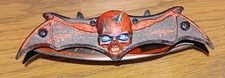 Flying Skull Knife Tactical Dual Blade Bat Spring Assisted Folding Knife 062524