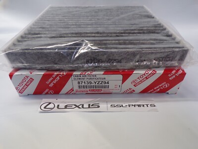 Lexus LS430 (2001-2006) OEM Genuine Charcoal AC CABIN AIR FILTER 87139-YZZ94