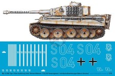 Peddinghaus 1/16 Tiger I Tank Markings Michael Wittmann LSSAH Russia 1943 3400