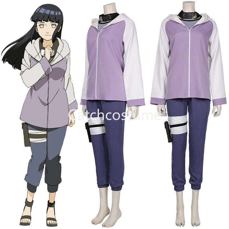 Cosplay Hinata Hyuga Naruto Shippuden tamanho brasileiro