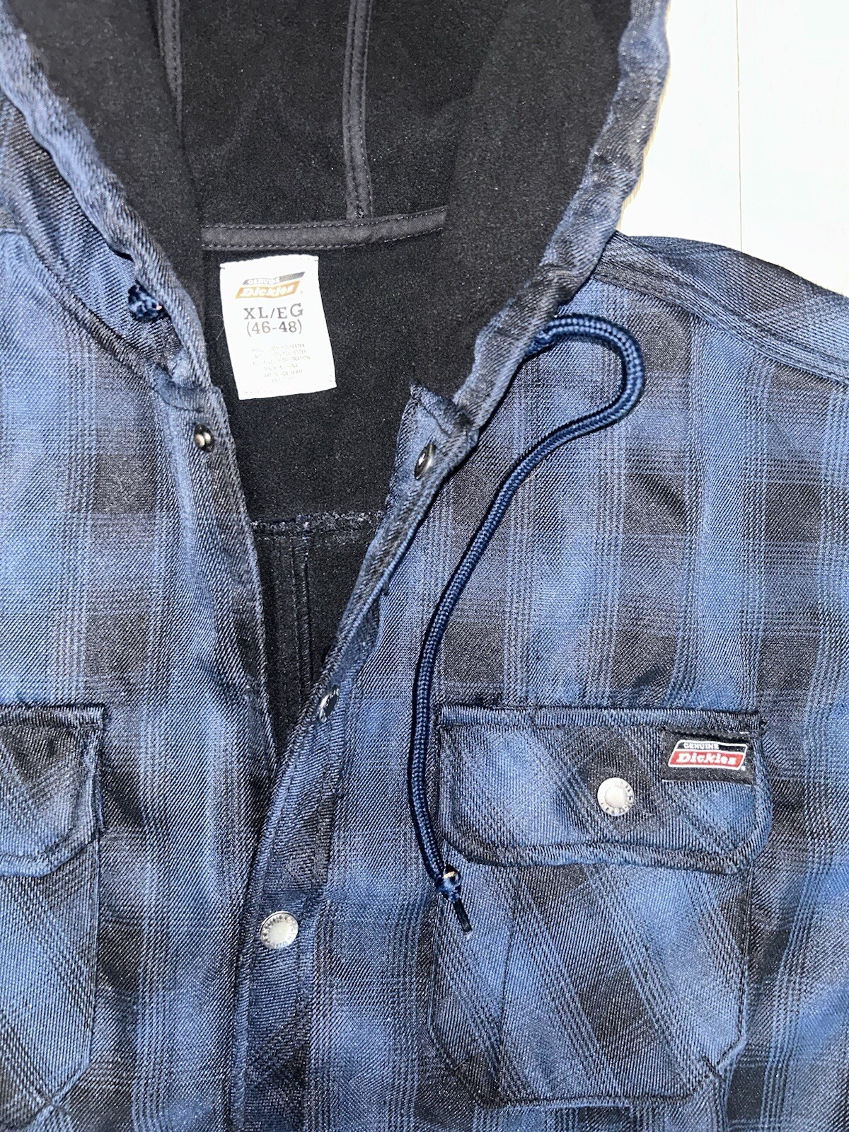 Dickies XL Plaid Button Up Jacket - image 3